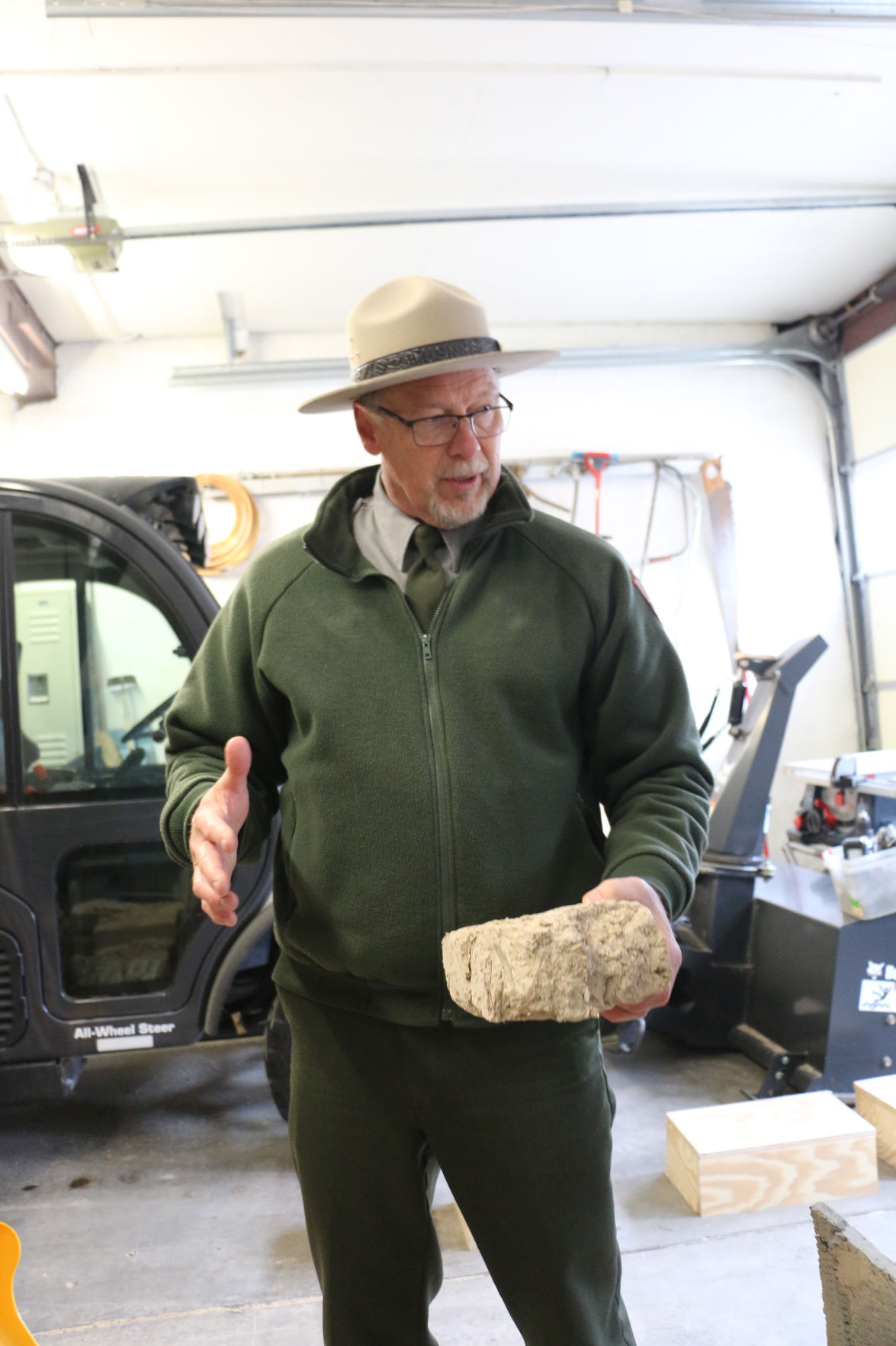 PHOTOS: Scotts Bluff National Monument personnel save adobe bricks